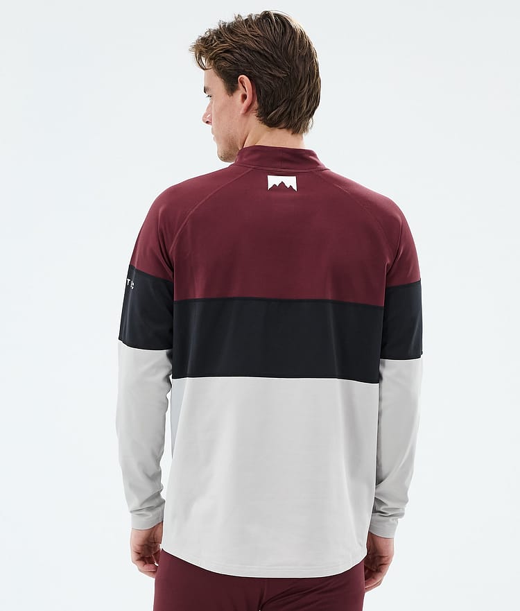 Montec Alpha Underställströja Herr Burgundy/Black/Light Grey, Image 5 of 5