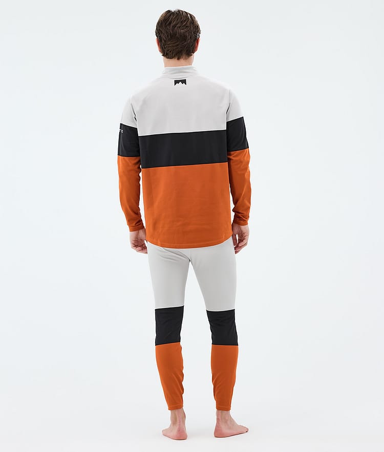 Montec Alpha Underställströja Herr Light Grey/Black/Burned Orange, Image 4 of 5