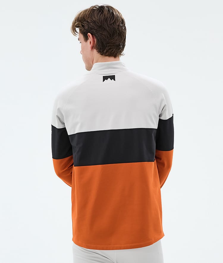 Montec Alpha Underställströja Herr Light Grey/Black/Burned Orange, Image 5 of 5
