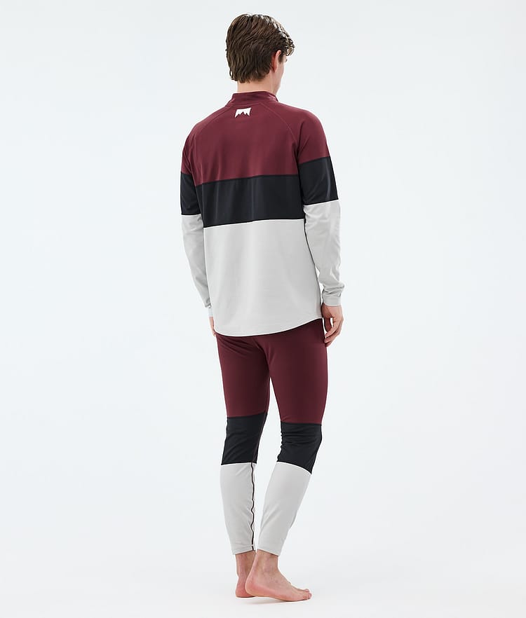 Montec Alpha Underställsbyxa Herr Burgundy/Black/Light Grey, Image 4 of 7