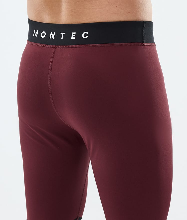Montec Alpha Underställsbyxa Herr Burgundy/Black/Light Grey, Image 6 of 7