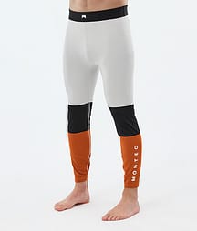 Montec Alpha Underställsbyxa Herr Light Grey/Black/Burned Orange