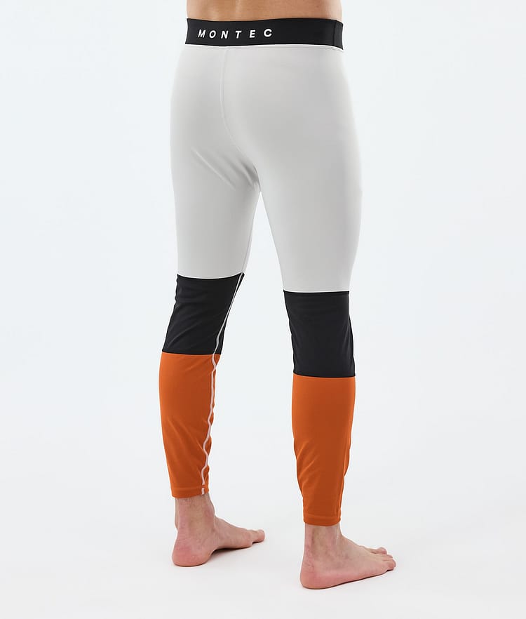 Montec Alpha Underställsbyxa Herr Light Grey/Black/Burned Orange, Image 2 of 7