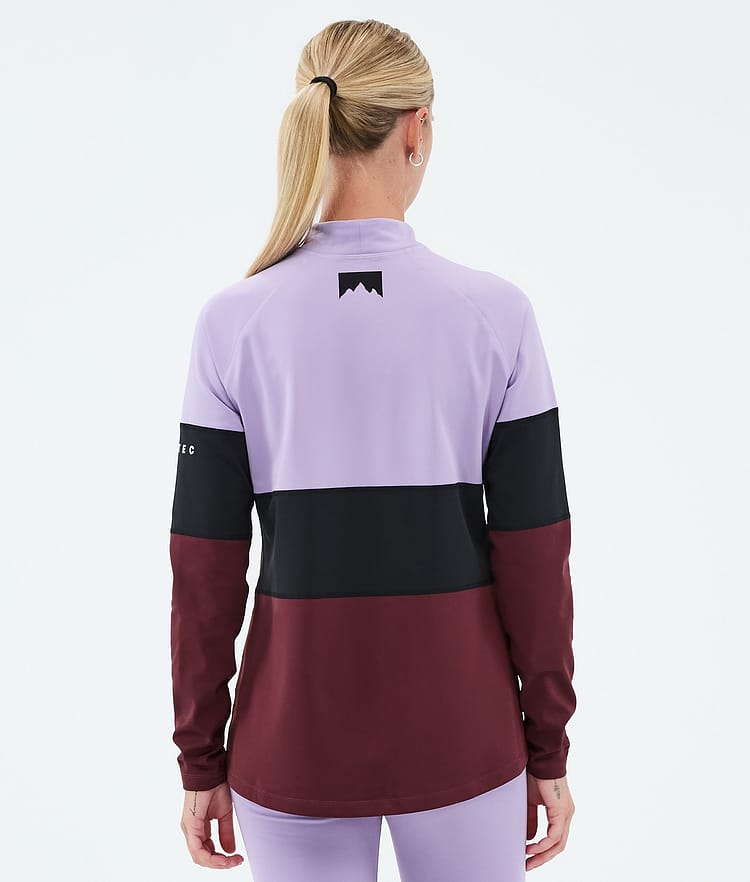 Montec Alpha W Underställströja Dam Faded Violet/Black/Burgundy, Image 5 of 5