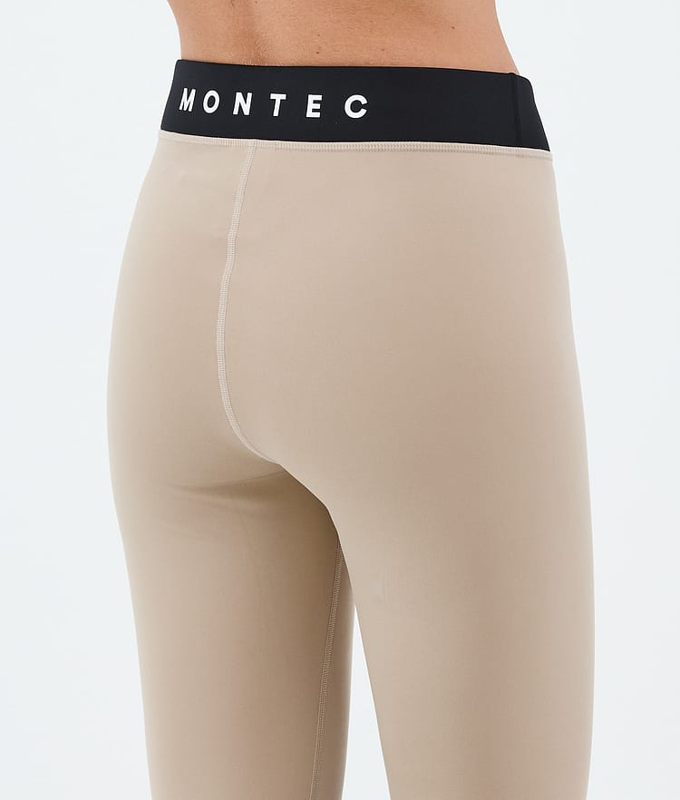 Montec Alpha W Underställsbyxa Dam Sand/Black/Burgundy, Image 6 of 7