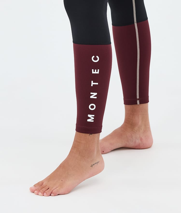 Montec Alpha W Underställsbyxa Dam Sand/Black/Burgundy, Image 7 of 7