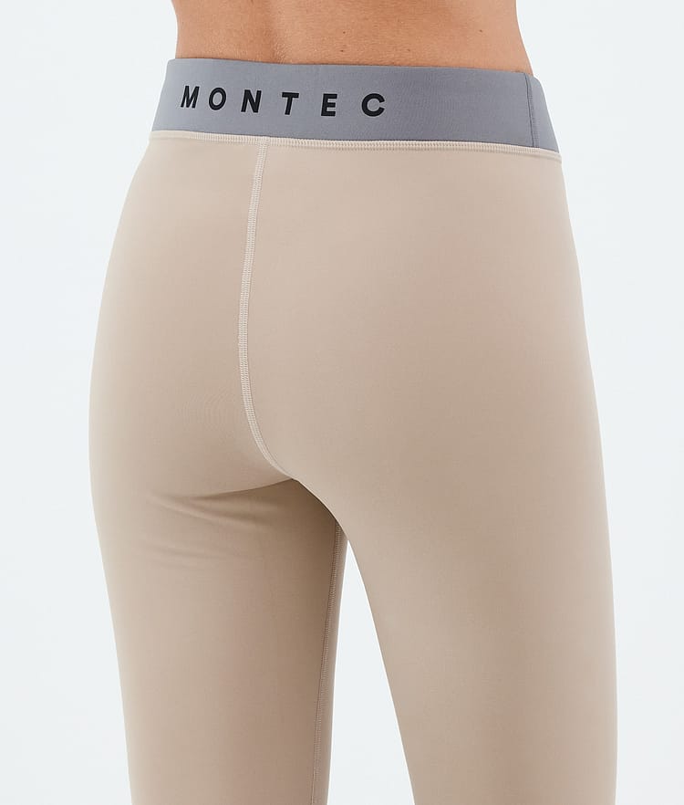 Montec Alpha W Underställsbyxa Dam Sand/Light Pearl/Light Grey, Image 6 of 7