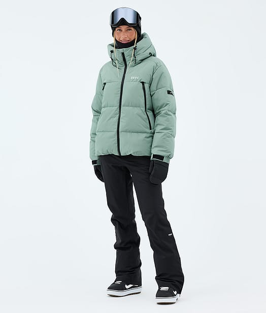 Dope Puffer W Snowboardoutfit Faded Green/Black