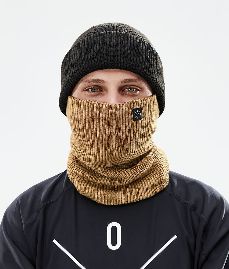 Dope 2X-UP Knitted Ansiktsmask Gold, Bild 2 av 3