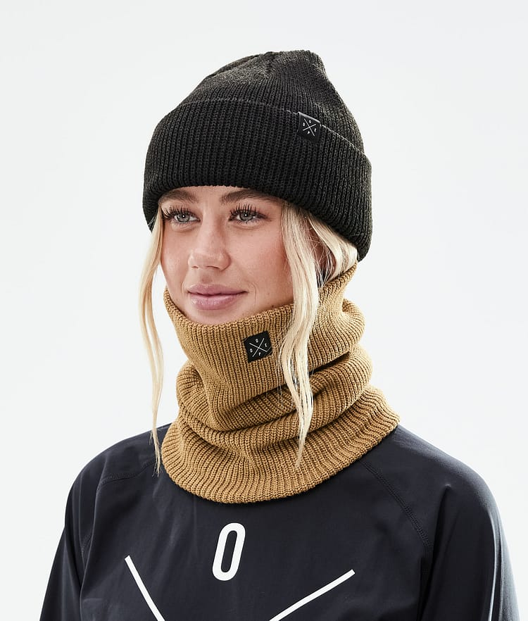 Dope 2X-UP Knitted Ansiktsmask Gold, Bild 3 av 3
