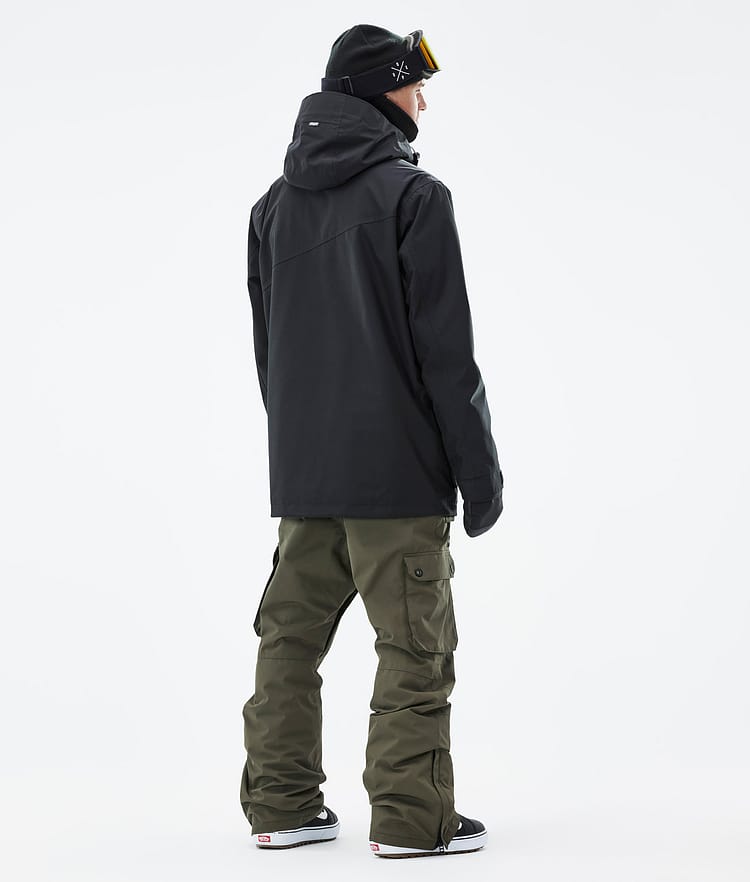 Dope Adept Snowboardoutfit Herr Black/Olive Green