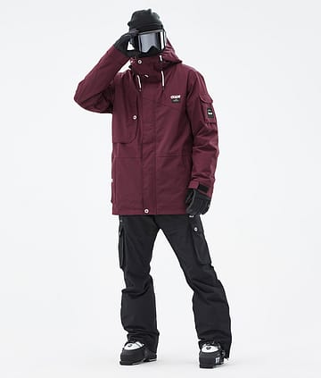 Dope Adept Skidoutfit Man Burgundy/Black