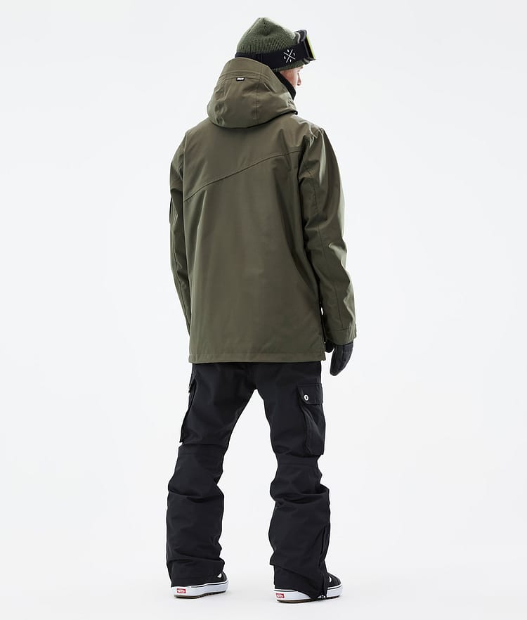 Dope Adept Snowboardoutfit Herr Olive Green/Black