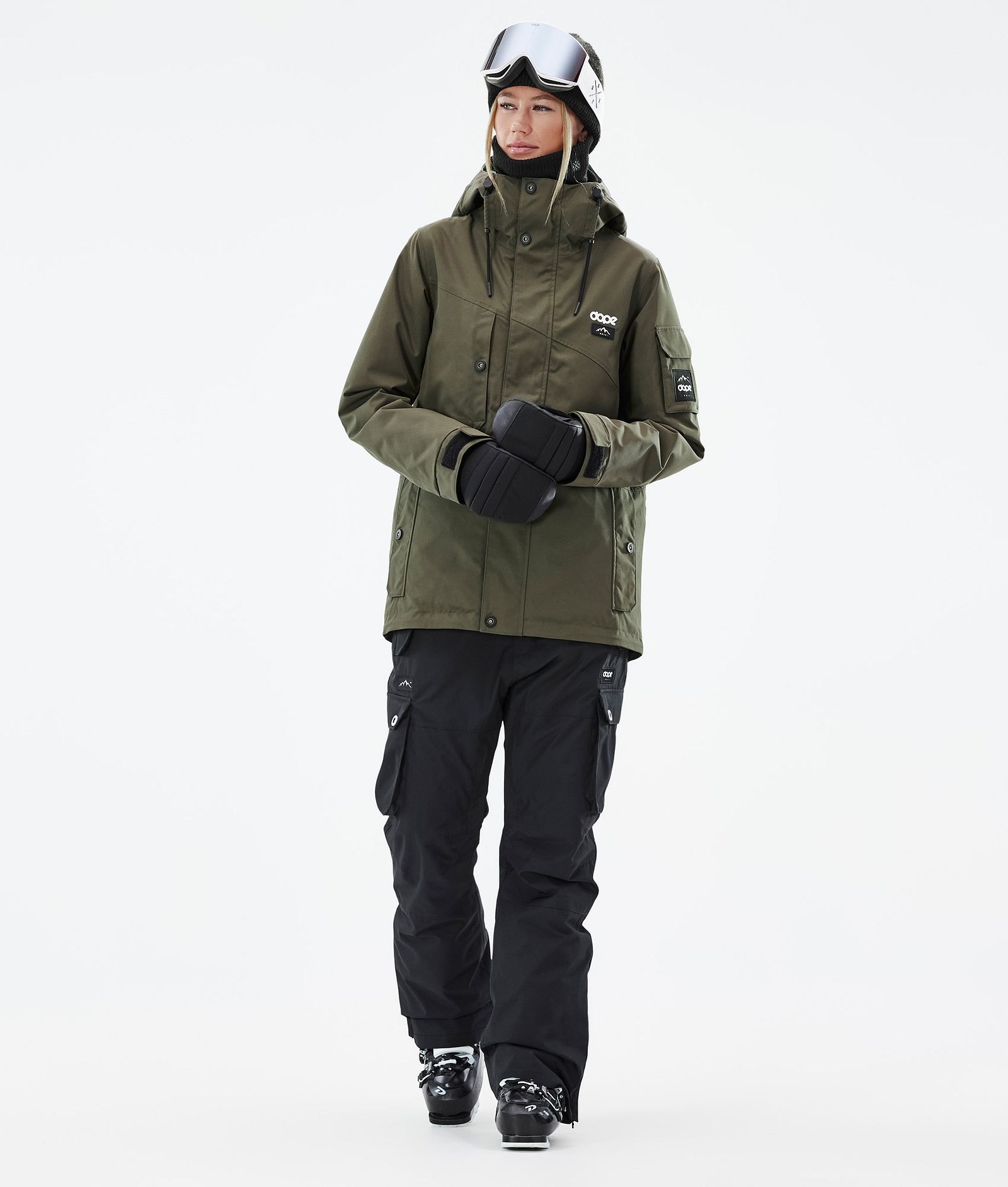 Dope Adept W Skidoutfit Dam Olive Green/Black