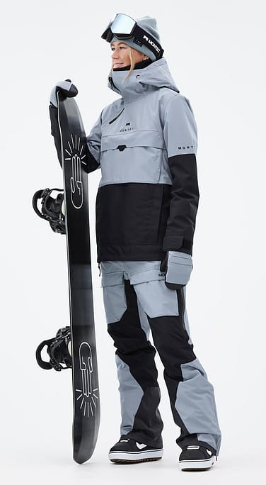 Montec Dune W Snowboardoutfit Kvinna Soft Blue/Black
