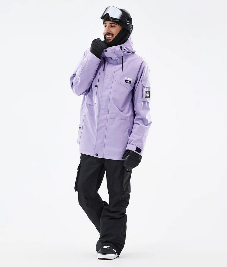 Dope Adept Snowboardoutfit Herr Faded Violet/Blackout