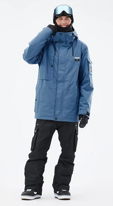 Dope Adept Snowboardoutfit Man Blue Steel/Black