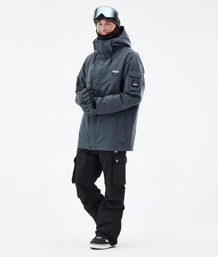 Dope Adept Snowboardoutfit Herr Metal Blue/Black