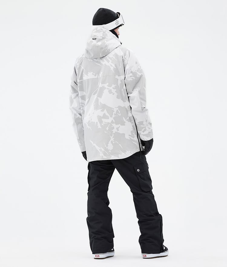 Dope Akin Snowboardoutfit Herr Grey Camo/Black