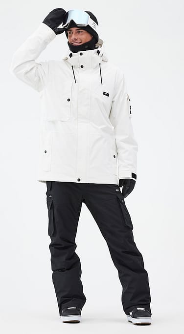 Dope Adept Snowboardoutfit Man Old White/Blackout