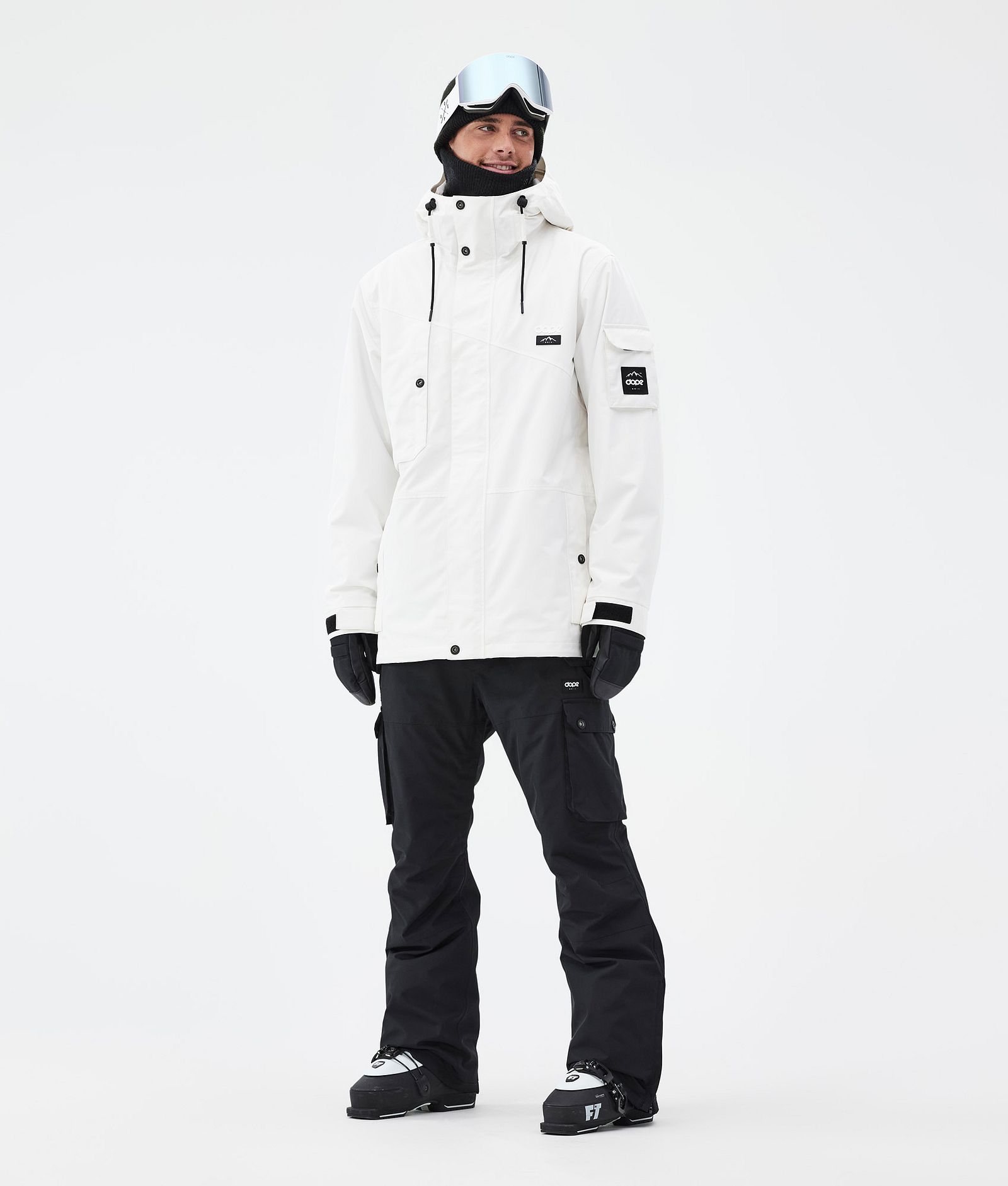 Dope Adept Skidoutfit Herr Old White/Blackout