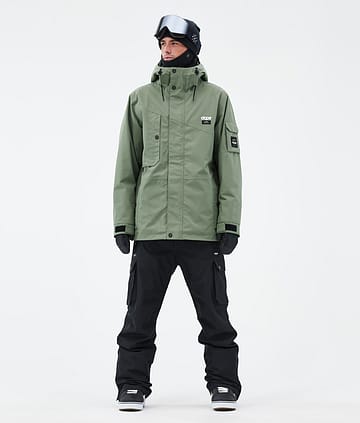 Dope Adept Snowboardoutfit Moss Green/Blackout
