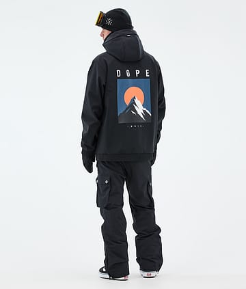 Dope Yeti Snowboardoutfit Man Black/Black