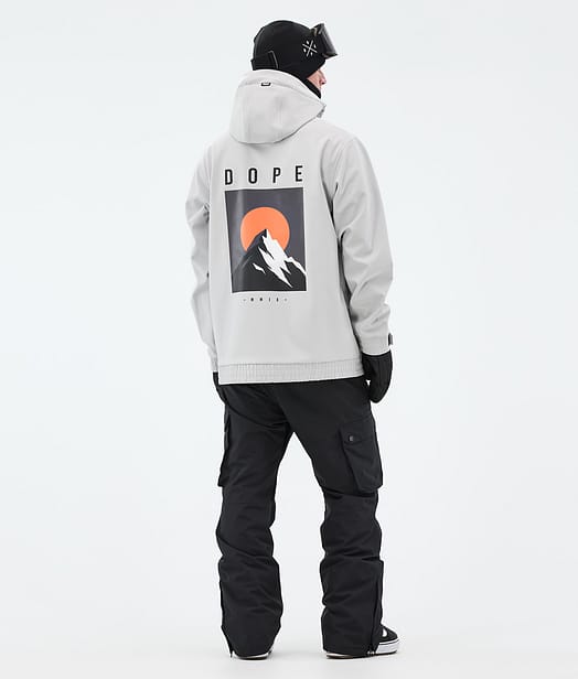Dope Yeti Snowboardoutfit Light Grey/Black