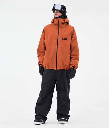 Dope Spartan Snowboardoutfit Man Burned Orange/Black