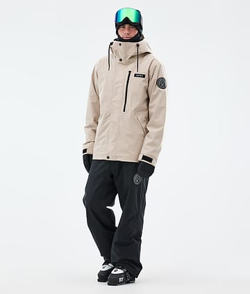 Dope Blizzard Full Zip Skidoutfit Man Sand/Black