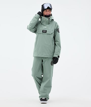 Dope Blizzard W Snowboardoutfit Dam Faded Green