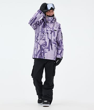 Dope Adept W Snowboardoutfit Dam Scribble Purple/Black