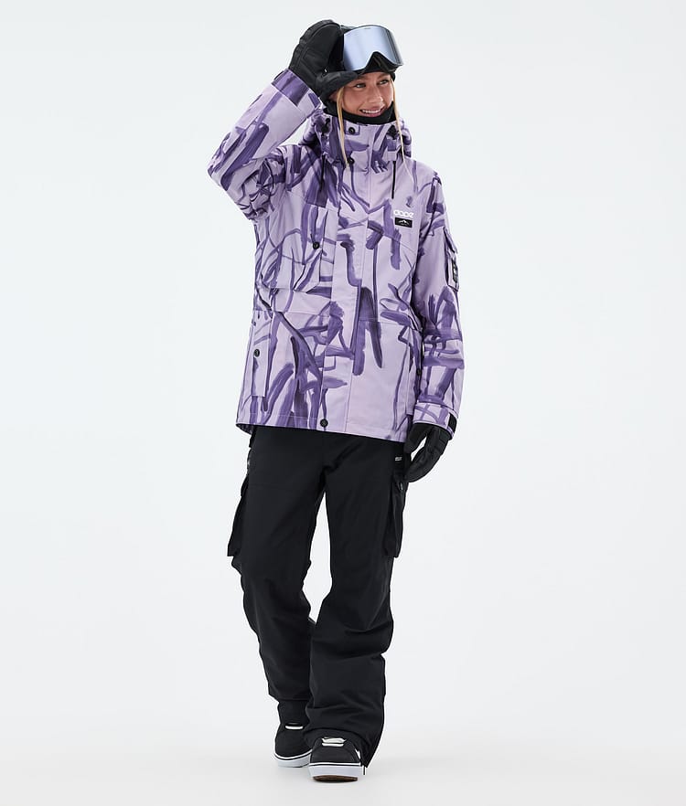 Dope Adept W Snowboardoutfit Dam Scribble Purple/Black, Image 1 of 2