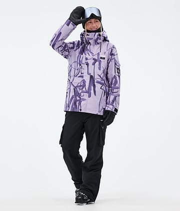 Dope Adept W Skidoutfit Dam Scribble Purple/Black