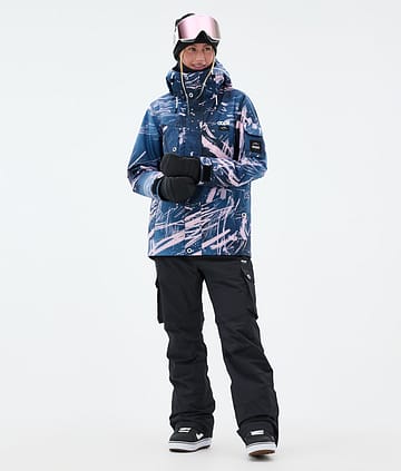Dope Adept W Snowboardoutfit Dam Carvings Pink/Black