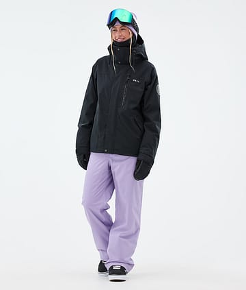 Dope Blizzard W Full Zip Snowboardoutfit Dam Black/Faded Violet