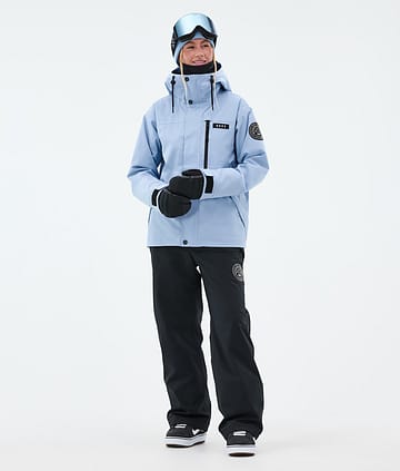 Dope Blizzard W Full Zip Snowboardoutfit Dam Light Blue/Black