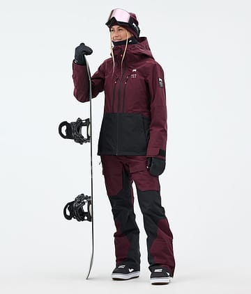 Montec Moss W Snowboardoutfit Dam Burgundy/Black