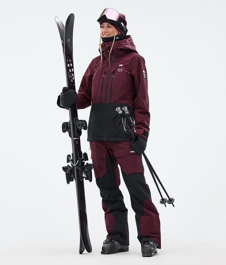 Montec Moss W Skidoutfit Dam Burgundy/Black, Image 1 of 2