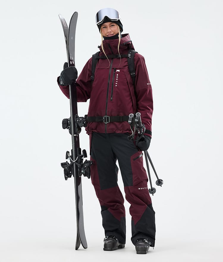 Montec Oracle W Skidoutfit Dam Burgundy/Black, Image 1 of 2