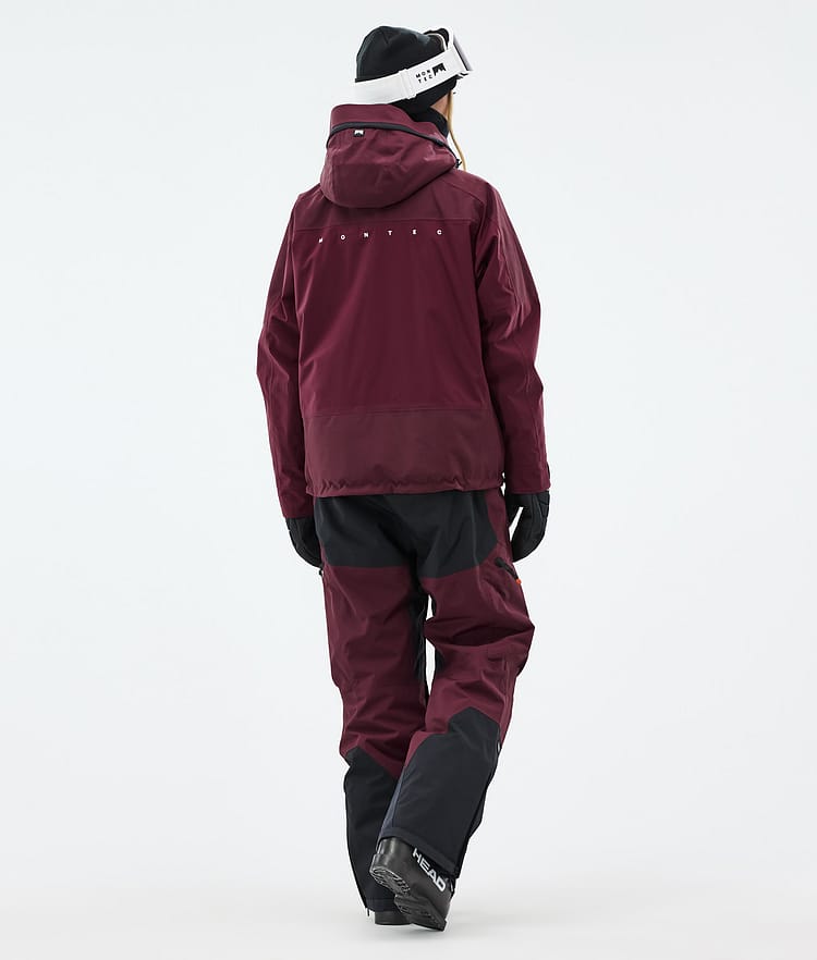 Montec Oracle W Skidoutfit Dam Burgundy/Black, Image 2 of 2