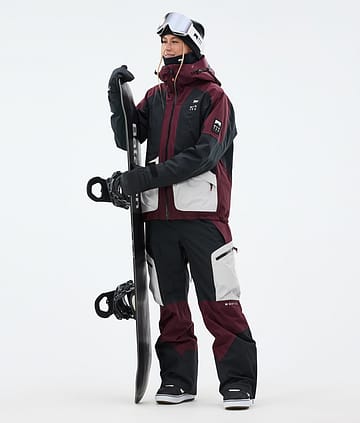 Montec Morpheus W Snowboardoutfit Dam Burgundy/Black/Light Grey