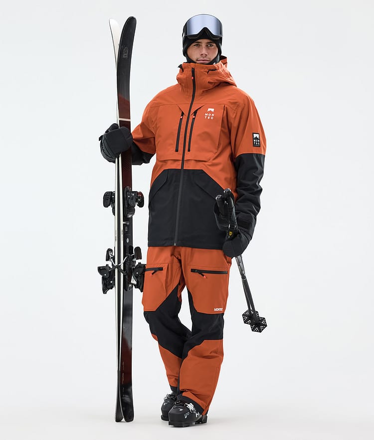 Montec Arch Skidoutfit Herr Burned Orange/Black, Image 1 of 2